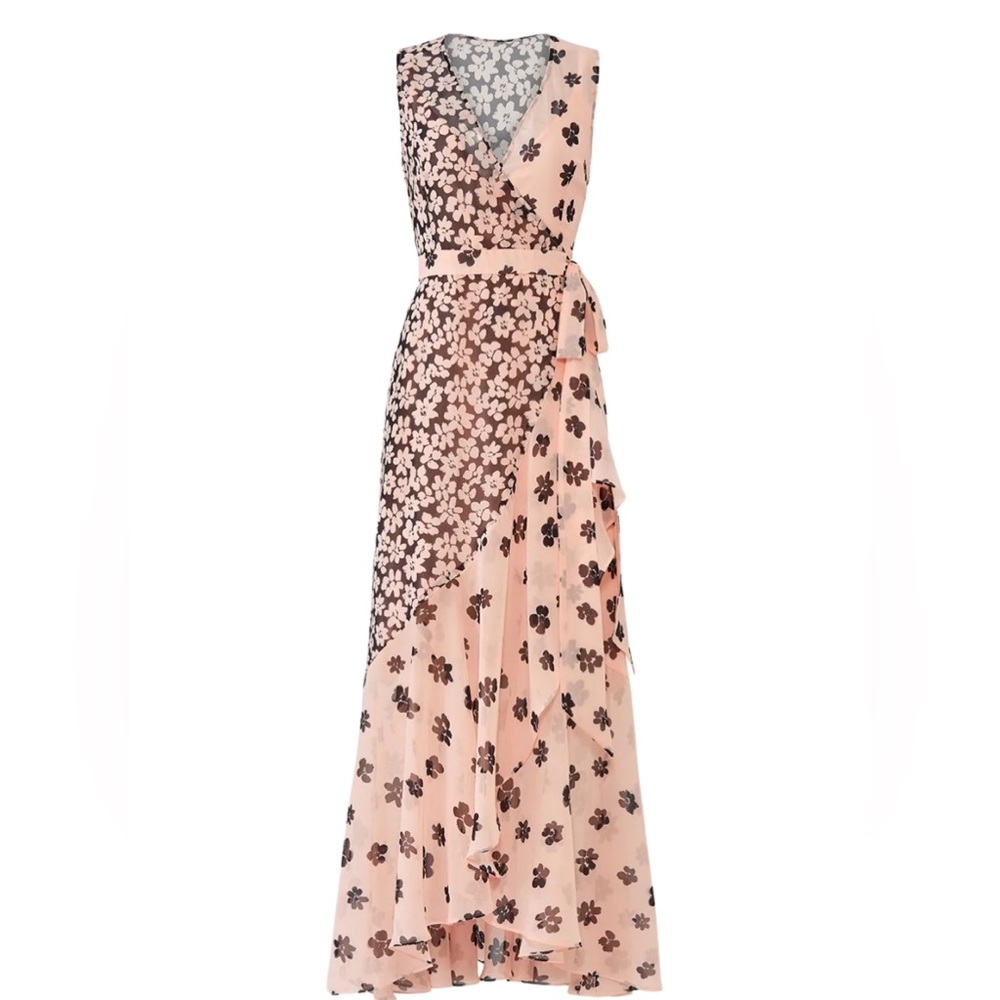 Fame & Partners Ruffle Wrap Dress - Picture 3 of 4